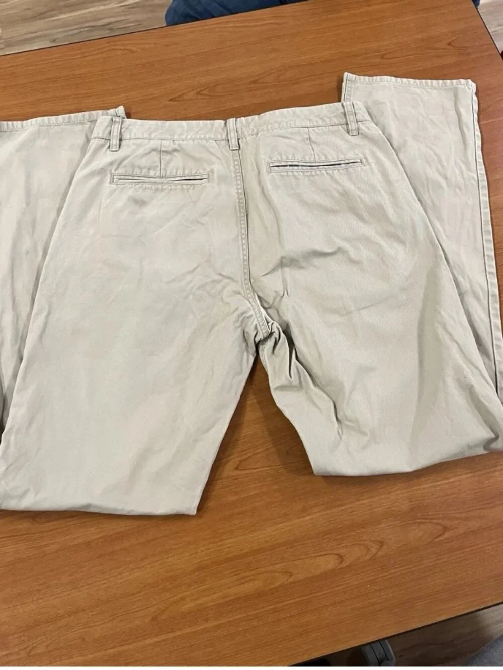 Bonobos Stretch Chino Pants Men's 33x34 Khaki Tan Straight Fit Business Casual